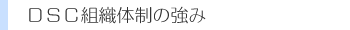 DSC組織体制の強み